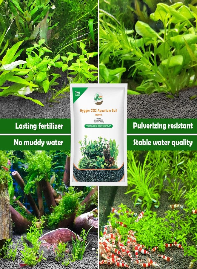 Hygger CO2 6.6Ib Aquarium Soil Water Grass Mud Fish Tank Aquascaping Aquarium Substrate Soil for Plants and Shrimps,No Need to Wash and No Muddy Water (6.6 Pounds, Aquarium Soil) - Image 4